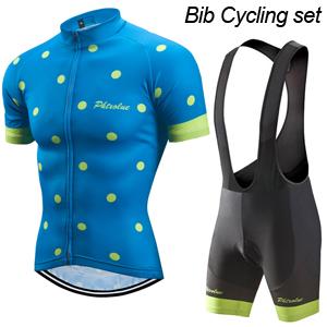 Pro Radsporttrikot Set Herren Radsport Set Outdoor Sport Fahrradkleidung Damen Atmungsaktiv Anti-UV MTB Fahrradkleidung Trage Anzug Set