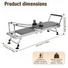 78 In Smooth Glide Carriage Reformer with Springs Resistance Movable Fitness Equipment 300 LBS Capacity for Home And Studio Use