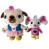 European and American cute pet kindergarten Chip and Potato pink dog and mouse plush toys
