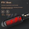 2 in 1 Negative Ion Straighten Brush LED Digital Display Hair Flat Iron Hair Styling Comb  Travel