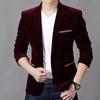 Fashion Brand Blazer British 'S Style Casual Slim Fit Suit Jacket Male Blazers Men Coat Terno 