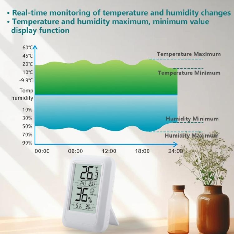 Accurate Room Thermometers Hygrometer Double Display Humidity Temperature Sensor Battery Operated For Living Room Office
