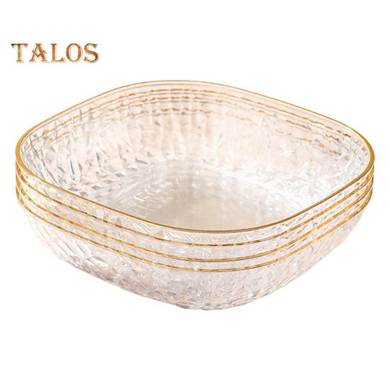 Блюдо з кістками. Багатофункціональна потовщена основа. Світла розкішна напівпрозора тарілка для зберігання. Товари для дому.