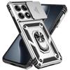 Military Armor Slide Camera Case For Xiaomi 15T Pro 14T 13T 12T 11T 13 12 11 Lite 5G 17 Pro Max Magnetic Ring Holder Phone Cover