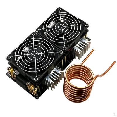 DC 12V-48V ZVS Low Voltage Induction Heating Board Module 2000W 50A Flyback Driver Heater with Tesla