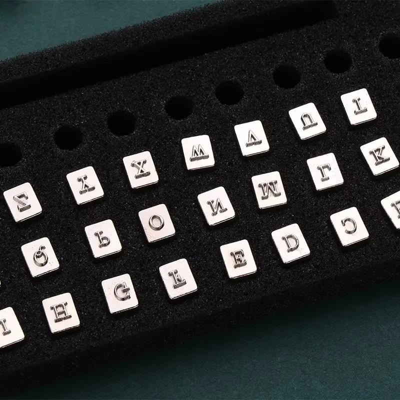 36 szt. 3 mm/6 mm ze stali nierdzewnej, zestaw narzędzi do dziurkowania alfabetu i cyfr, zestaw narzędzi do dziurkowania skóry