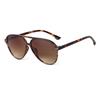 New Chic Pilot Women Sunglasses Retro Aviator Blue Gradient Lens Tortoise Frame UV400 Sun Glasses Female Male