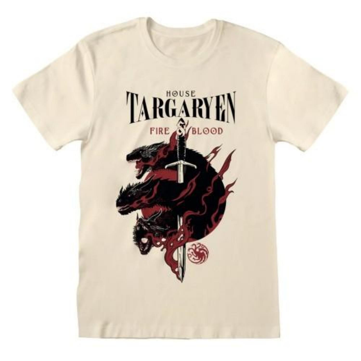 Game of Thrones Unisex Adult House Targaryen T-Shirt XXXXL