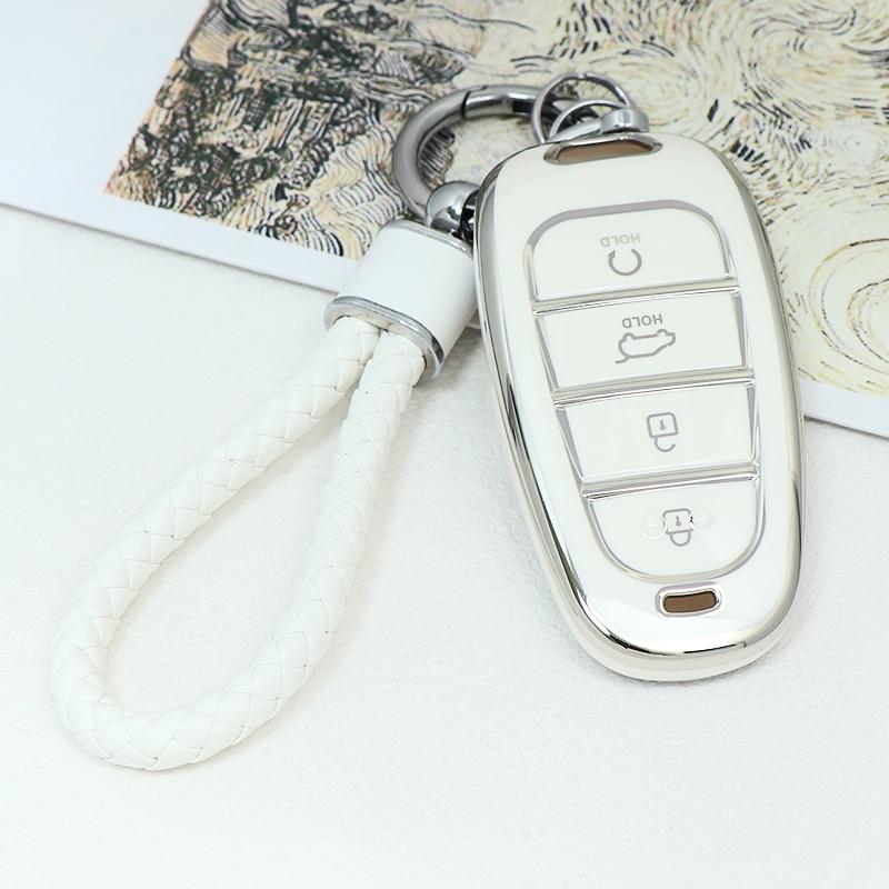 4 5 6 7 8 Buttons TPU Remote Key Shell Fob Case Cover for Hyundai 2020-2021 Sonata Nexo DN8 Santa Fe TM Tucson NX4 Staria Ioniq