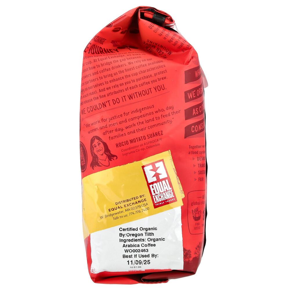 Equal Exchange Decaffeinated Full City Roast Whole Bean Coffee 340g (12oz)