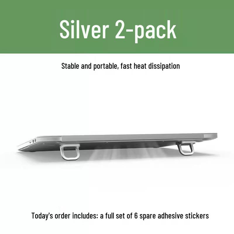 Adjustable Zinc Alloy Foldable Laptop Stand with Storage