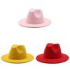Cappello Fedora in Feltro di Lana per Uomo e Donna Con Protezione Solare e Traspirabilità Per la Moda Estiva