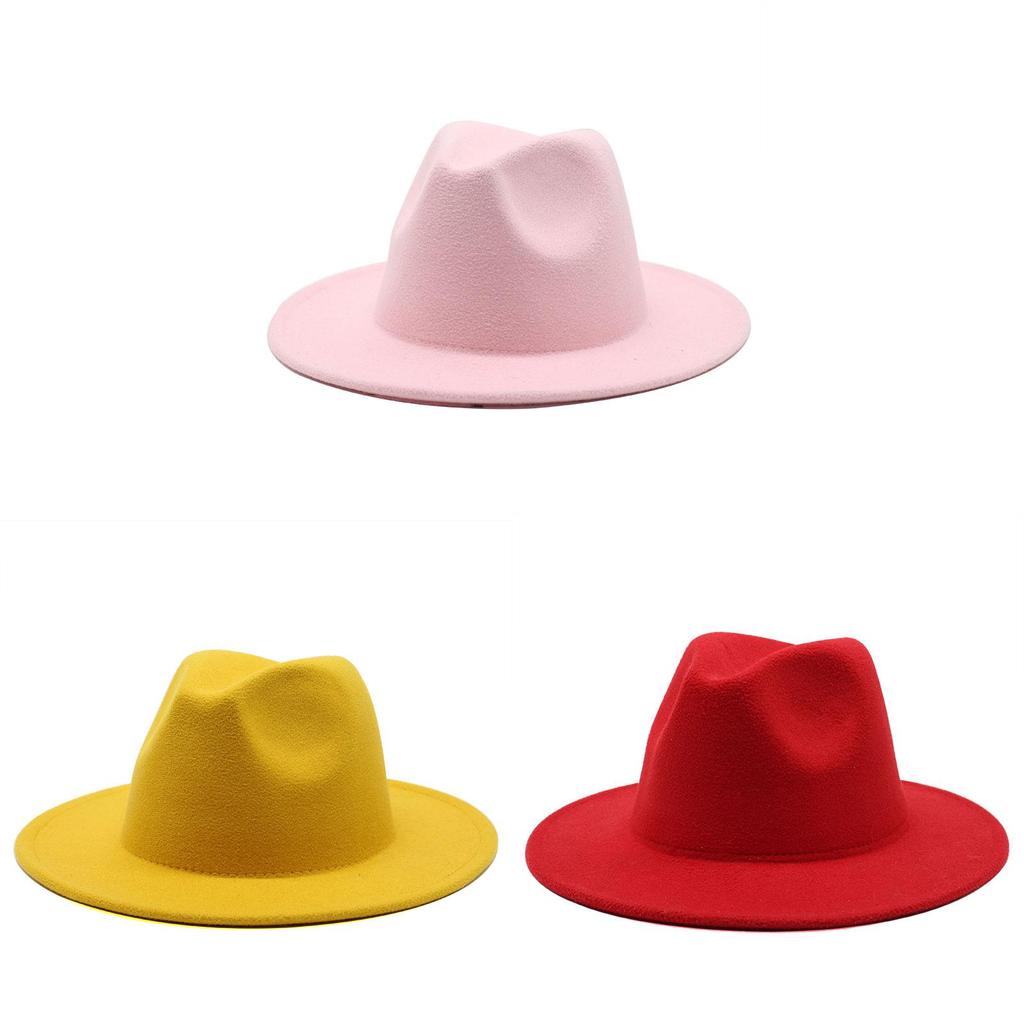 Cappello Fedora in Feltro di Lana per Uomo e Donna Con Protezione Solare e Traspirabilità Per la Moda Estiva