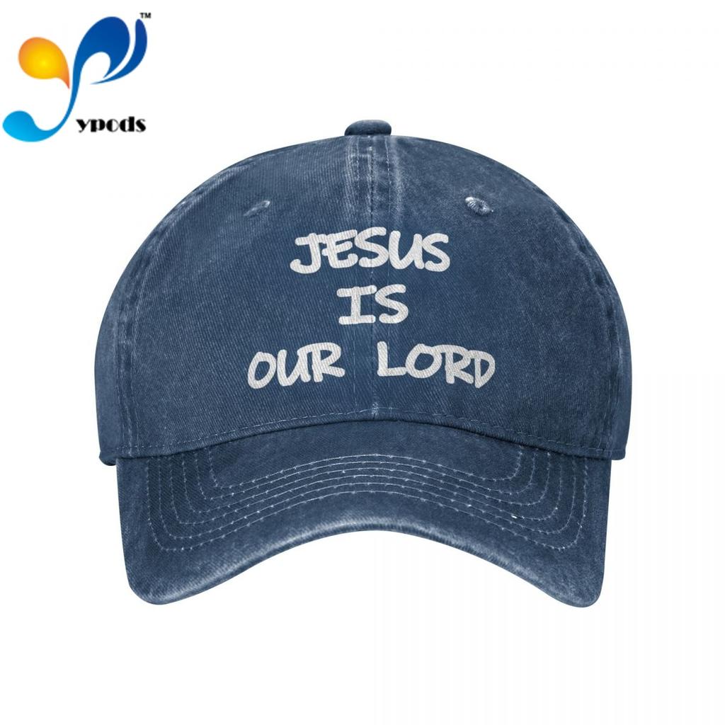 Jesus ist unser Herr, Unisex-Baseballkappe, Unisex-Damen-Snapback-Mütze, Papa-Mütze, Sommer-Sonnenkappe für Unisex- und Damen-Hüte