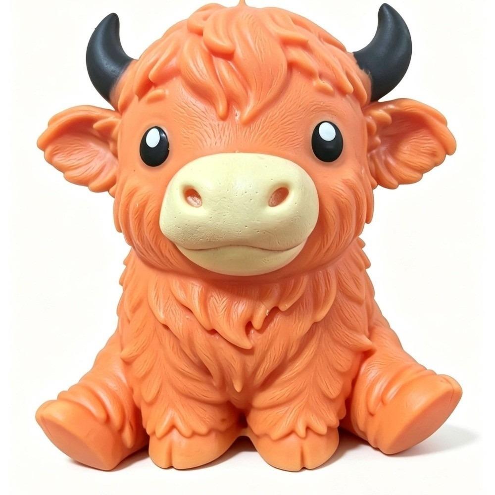 Squeeze Highland Cow Squishies Toy Slow Rising Highland Cow Sensory Toy Kids Gifts