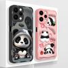 Cute Panda Case For Redmi 12 Phone Cover For Xiaomi Redmi12 4G 5G Back Funda Upgrade Liquid Silicone Protector High Quality Capa
