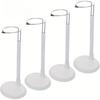 4pcs Creative Doll Stand Storage Rack Adjustable Height Display Holder with Metal Clamps Dolls Figurines Collectibles Toy Stand