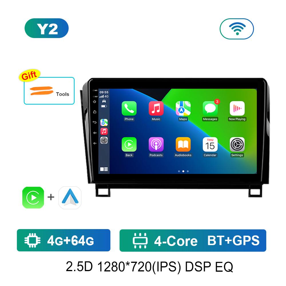 Car Radio Multimedia Player 10 Inch Android OS GPS for Toyota Tundra XK50 2007 - 2013 WiFi 4G IPS Screen Auto Tools Cooling Fan