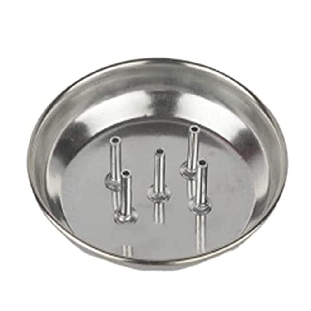 RSINC Stainless Steel Agarbatti Stand Silver Incense Holder for Pooja Ghar & Home | Elegant Holder for Agarbatti | Ideal for Pooja Ghar