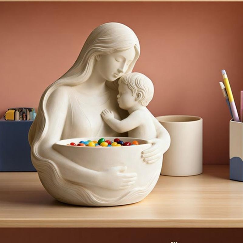 Reusable Silicone Mold Mother Child Planter Design Easy Releasing Moulds for Resin Art Concrete Crafting Projects