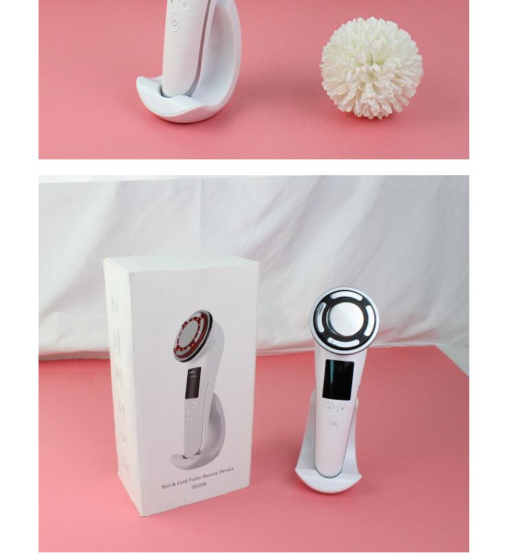 Home Microcurrent Ultrasonic Photon Facial Device with Hot & Cold Therapy