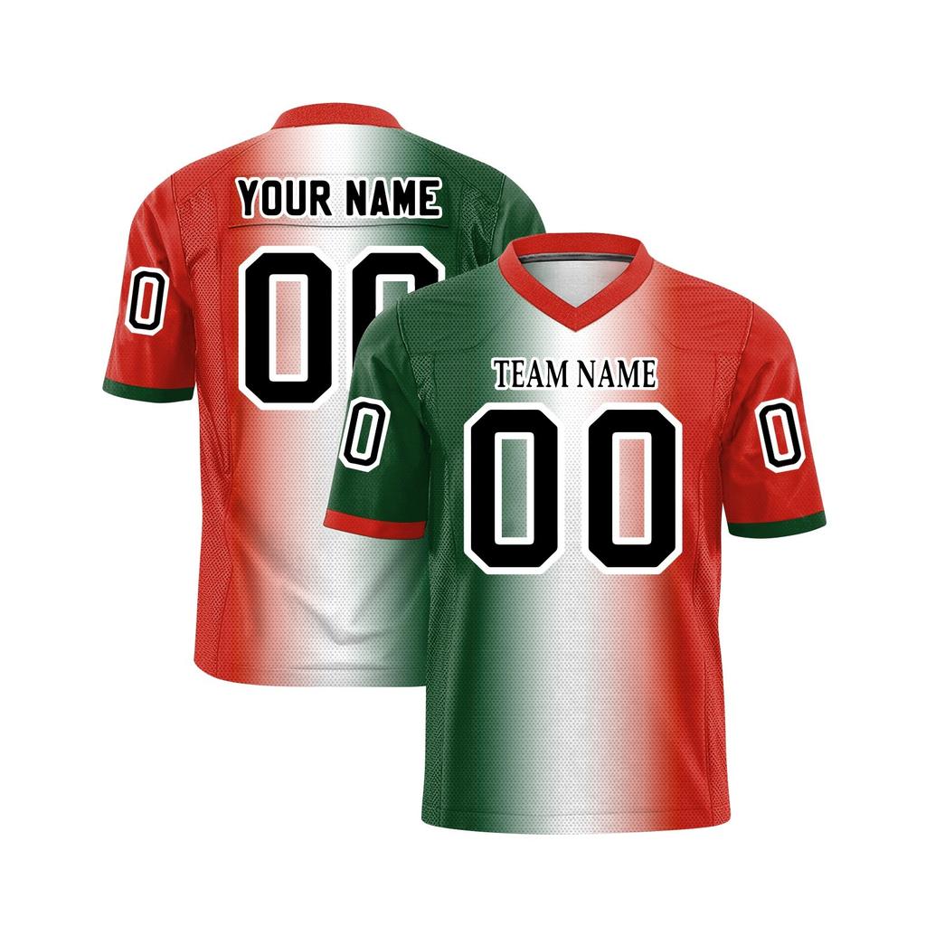 Custom Football Jerseys Personalized Printed Team Name & Number Sports Uniform For Men Women Youth