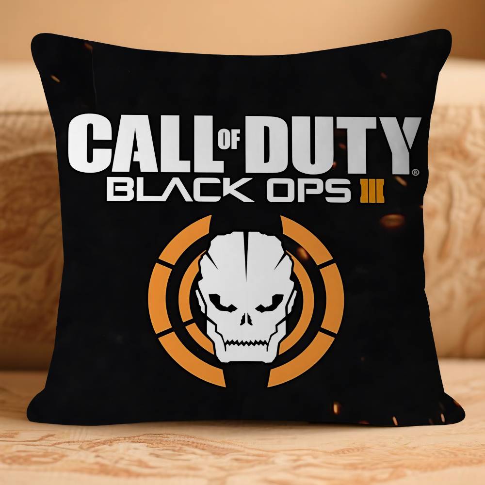 

LOGO COD Call-of-duty-Y Pillow Case Removable Washable Cushion Cover – All-Season Soft Linen 16x16Inch