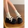 Sports and leisure shoes muffin thick-soled Birkenstocks cotton shoes, new small warm fluffy shoes for winter wear