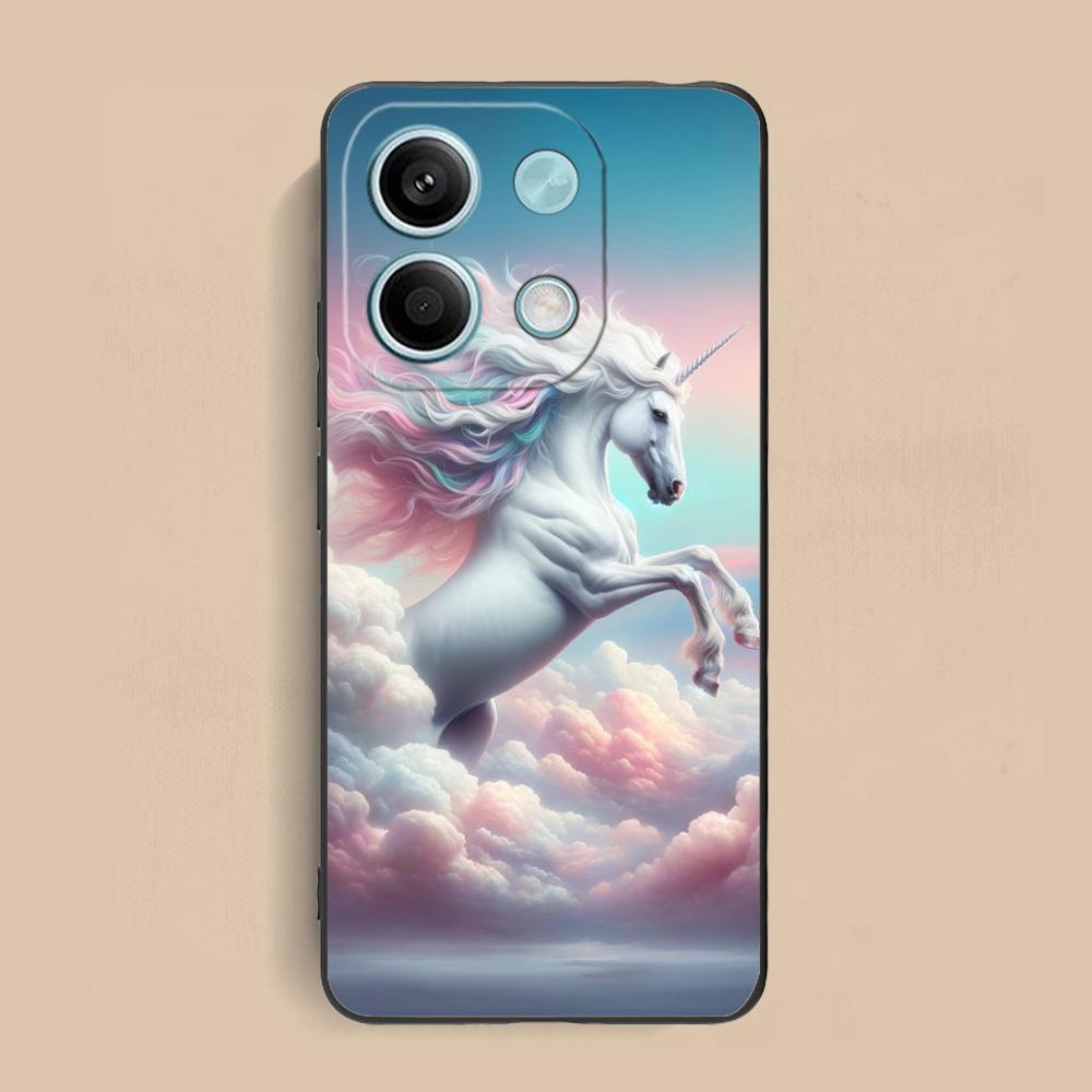 Fantasy Unicorn Mobile Phone Case for Xiaomi Redmi 15 14 13 12 A5 3 2 1 C Plus 4G 5G Colorful Printing Cover Cover Pretty Luxury