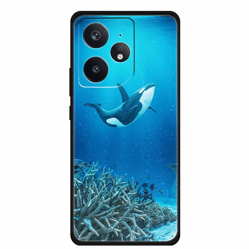 For Realme Neo7 5G Case Original Soft Silicone TPU Phone Cases Back Cover For OPPO Realme Neo 7 Scenery Shockproof Bumper Capa