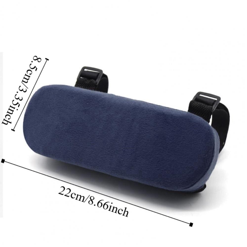 2pcs PP Cotton Filling rmrest Pads Soft Material Comfortable Design Armrest Cover Cushion Universal Fit Arm Pressure Relief