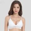 French Style Bra Seamless Deep V Lace Bra Wireless Thin Underwear Sexy Soft Bra