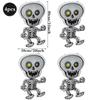 100'' Halloween Skull Balloon Giant Skeleton Foil Balloon Skeleton Birthday Party Supplies Spooky Halloween Balloons Decorations