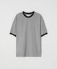 Paseleu [Peren X Paseleu] Ringer Tee - Melange Grey/Black