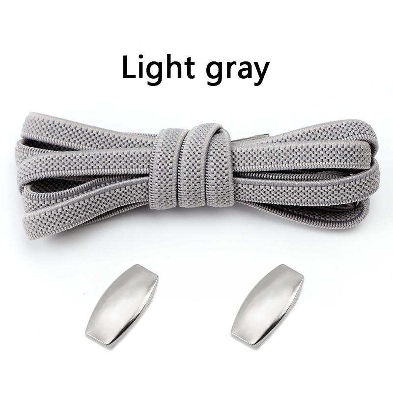 1Pair Elastic Laces Sneakers New Lock Flat Shoelaces Without ties Kids Adult No Tie Shoelace Rubber Bands Shoes Accessories