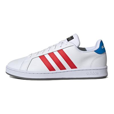 Neo Grand Court Casual Durable Low-Top Skate Shoes Men Sneakers White Red Blue GY3625