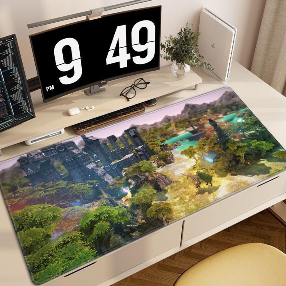 Heroes of Might and Magic Tappetino per Mouse con Mappa XXL Gomma Antiscivolo Tappetini per Mouse Tastiera Accessori da Gioco Tappetino Mouse xmm