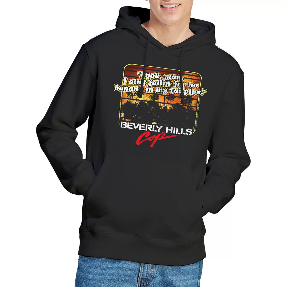 Beverly Hills Cop Mens Banana In My Tailpipe Hoodie