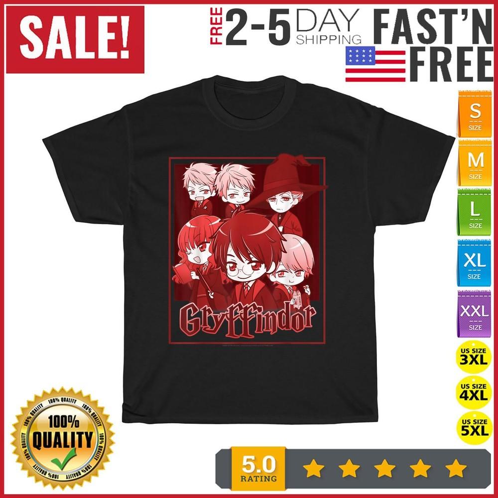 

Harry Potter Gryffindor House Group Shot Anime Vintage T Shirt Men Women Fashion 4XL