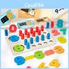 Juguete de Madera para Aprendizaje de Matemáticas para Niños con Habilidades Numéricas y de Suma y Resta Regalo Educativo