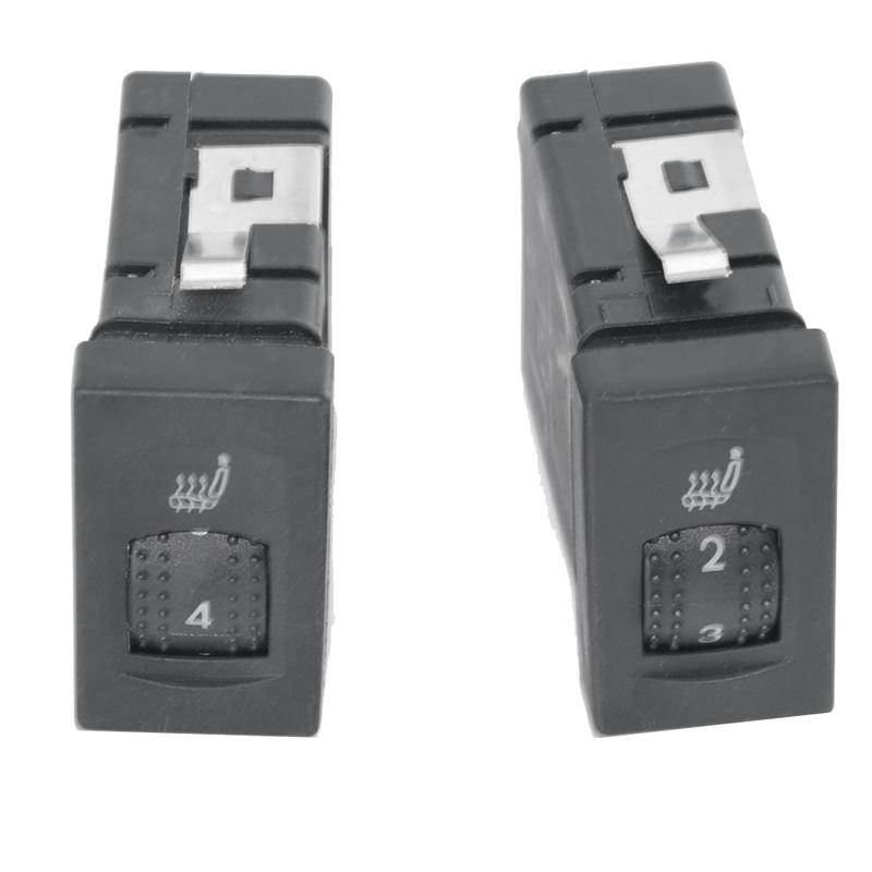 M63K-1 Pair For Passat B5 1998-2005 Front Seat Heated Control Switch Button 3B096356 3B0963564C