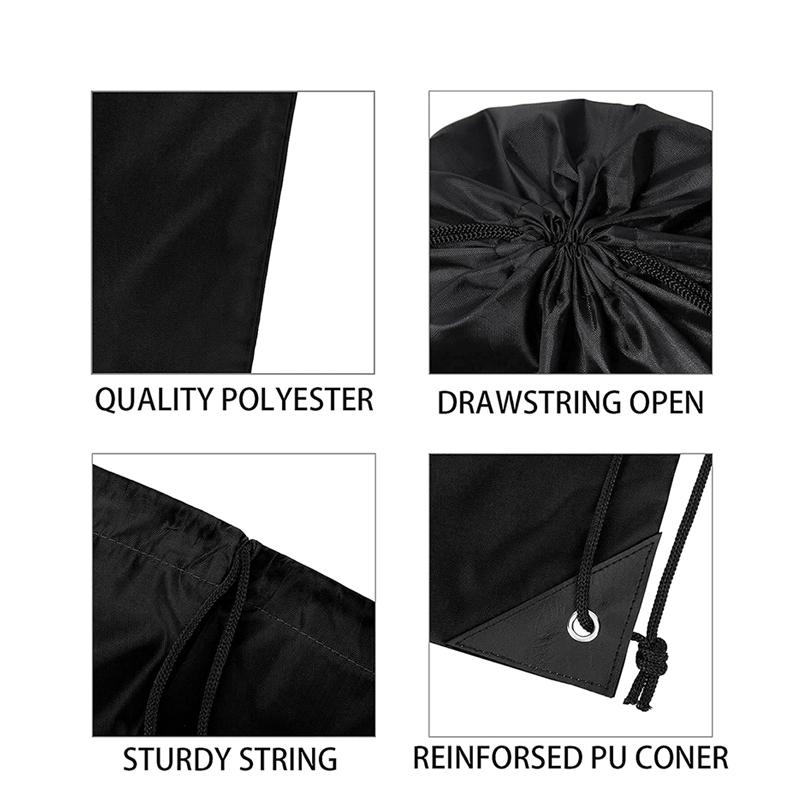 1pcs  Unisex Drawstring Backpack Bulk String Sackpack for Men And Women Gym Travel Sports Water Resistant Lightweight