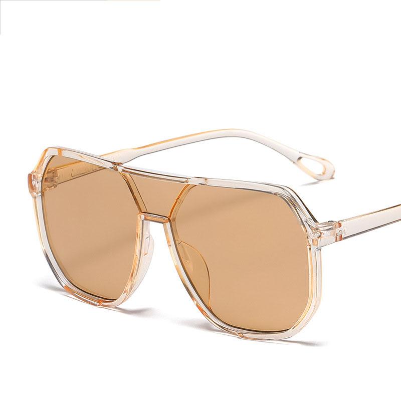 

Неполяризованные большие солнцезащитные очки для женщин и мужчин Новые уникальные цельные модные солнцезащитные очки Панк-очки Трендовые женские