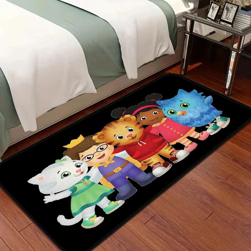 Daniel-Tigers Stop Hallway Carpet Washable Non-Slip Living Room Sofa Chairs Area Mat Kitchen Doormat Area Rug