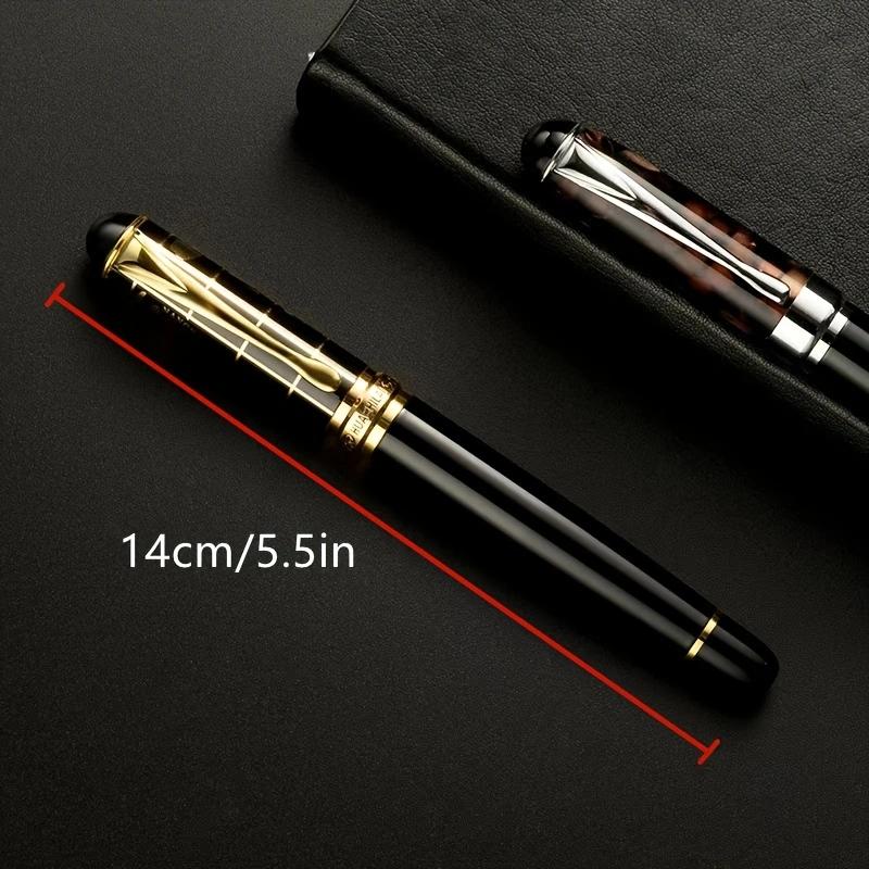 Stylo plume en métal de luxe de haute qualité, stylo signature pour bureau d'affaires, adapté aux hommes d'affaires