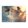 Healing Love The Embrace of Christ and Mary Magdalene Metal Plaque Poster Vintage Garage Custom Cinema Custom Tin Sign Poster