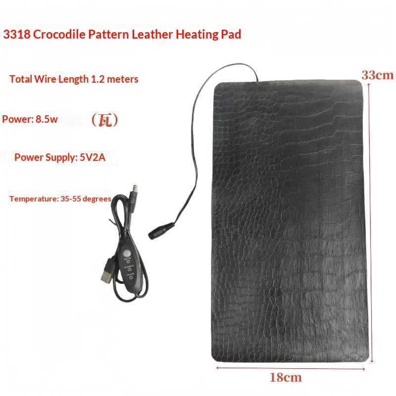 1 Set Pvc Leather Plant Warming Mat Indoor 35-55 Usb Warm Hydroponics Heating Pad For Plants Reptiles 8.5/7.5W Plant Heat Mat