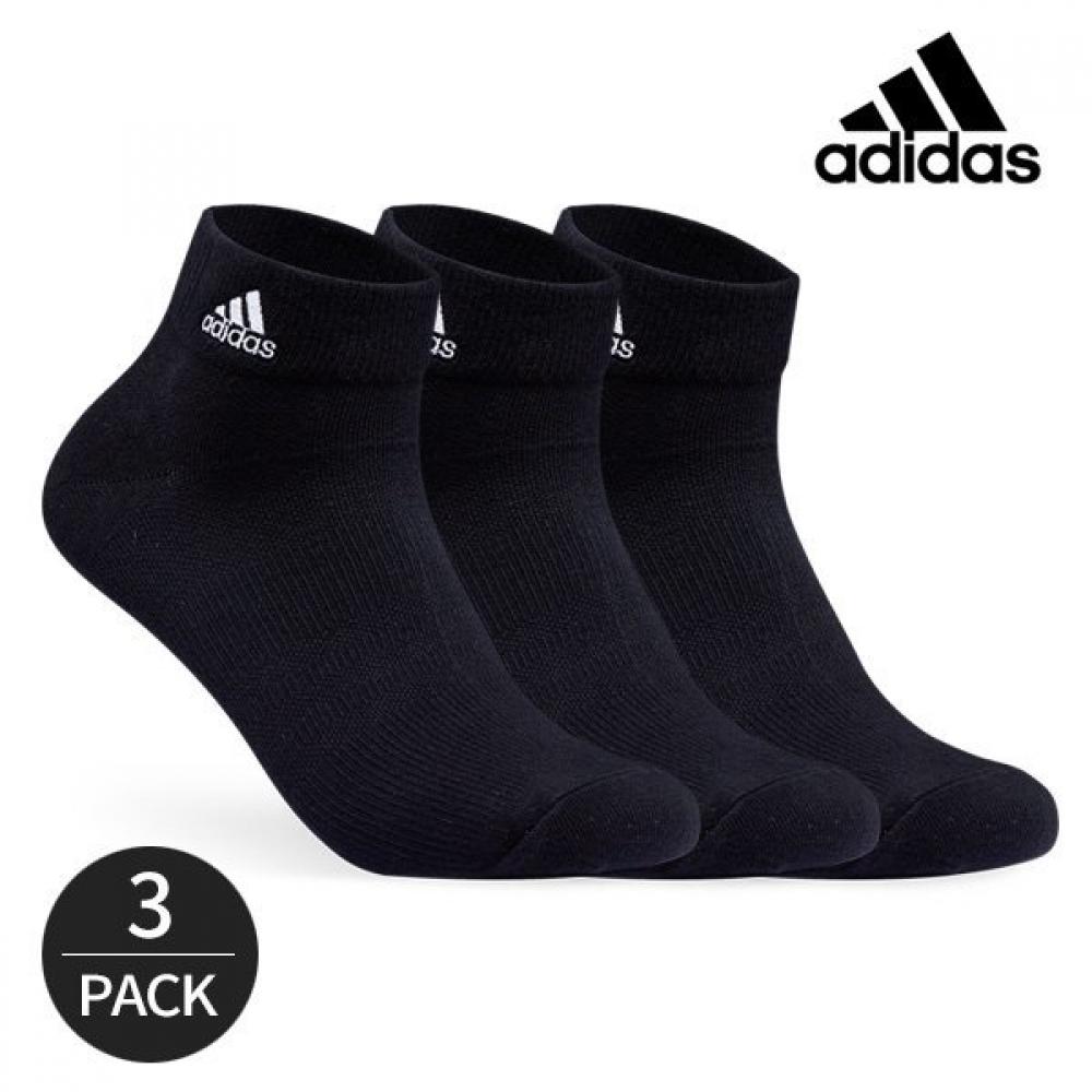 

Adidas Adidas Mens Performance Central Threestripe Banding Ankle Socks 3PBK