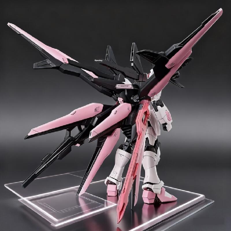 Latest Hg 1/144 Strike Rouge Mbf-02 Assembly Model Package Cool Action Figure Plastic Toy Model Boys Surprise Present Collectible Model