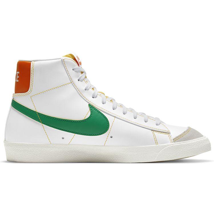 Nike Blazer Mid 77 Vintage Roswell Rayguns Unisex Sneakers White Stadium-Green Team-Orange DD9239-100